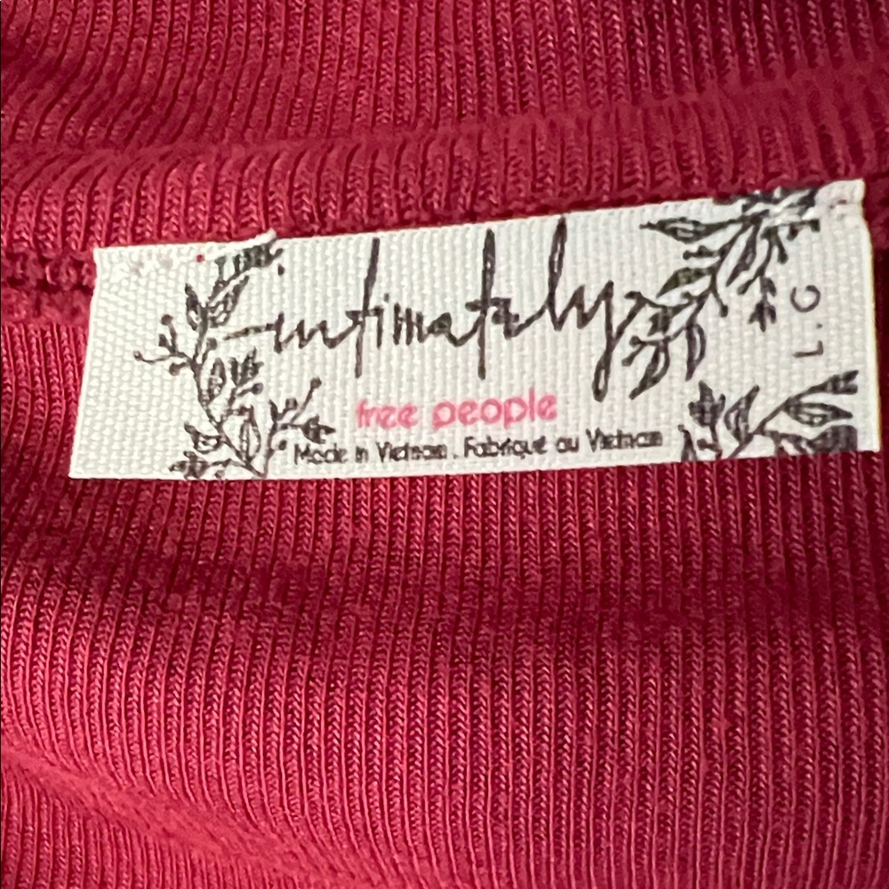Free People shirred  Long Sleeve Top M-L - Picture 4 of 4